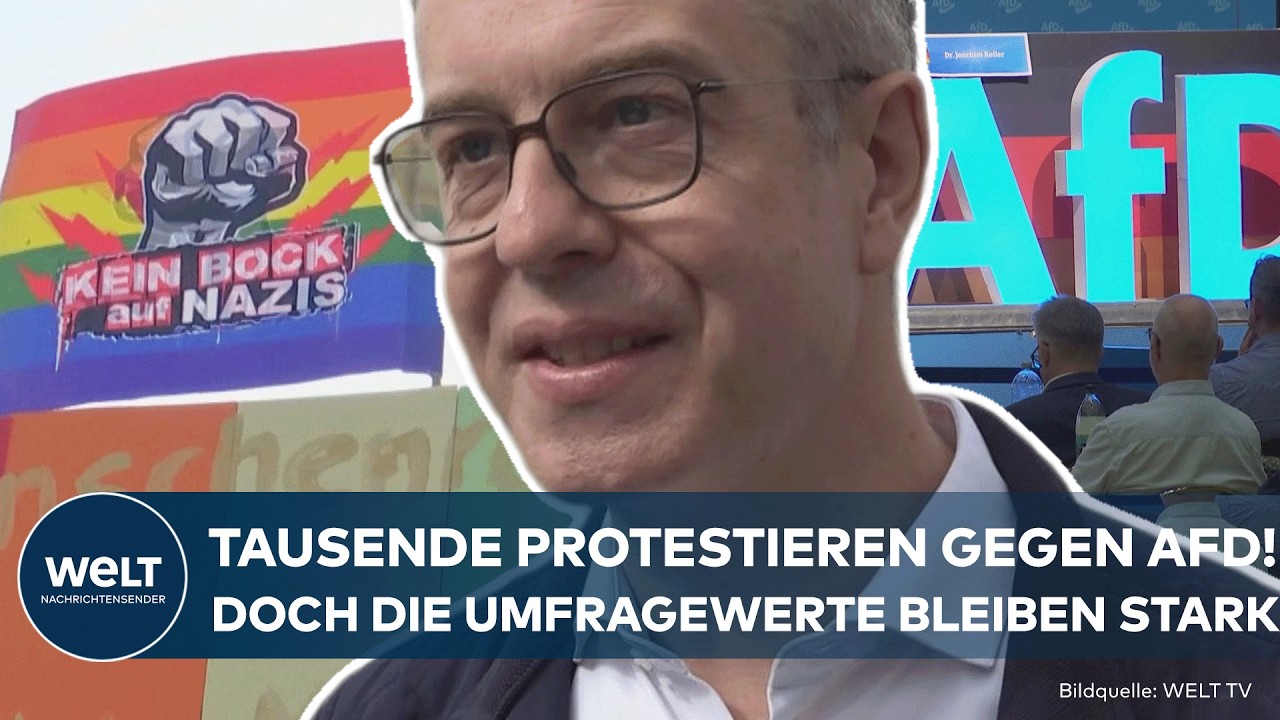 DEUTSCHLAND: AfD bleibt trotz Protesten stark – Parteien vor wichtigen Wahlen unter Druck!