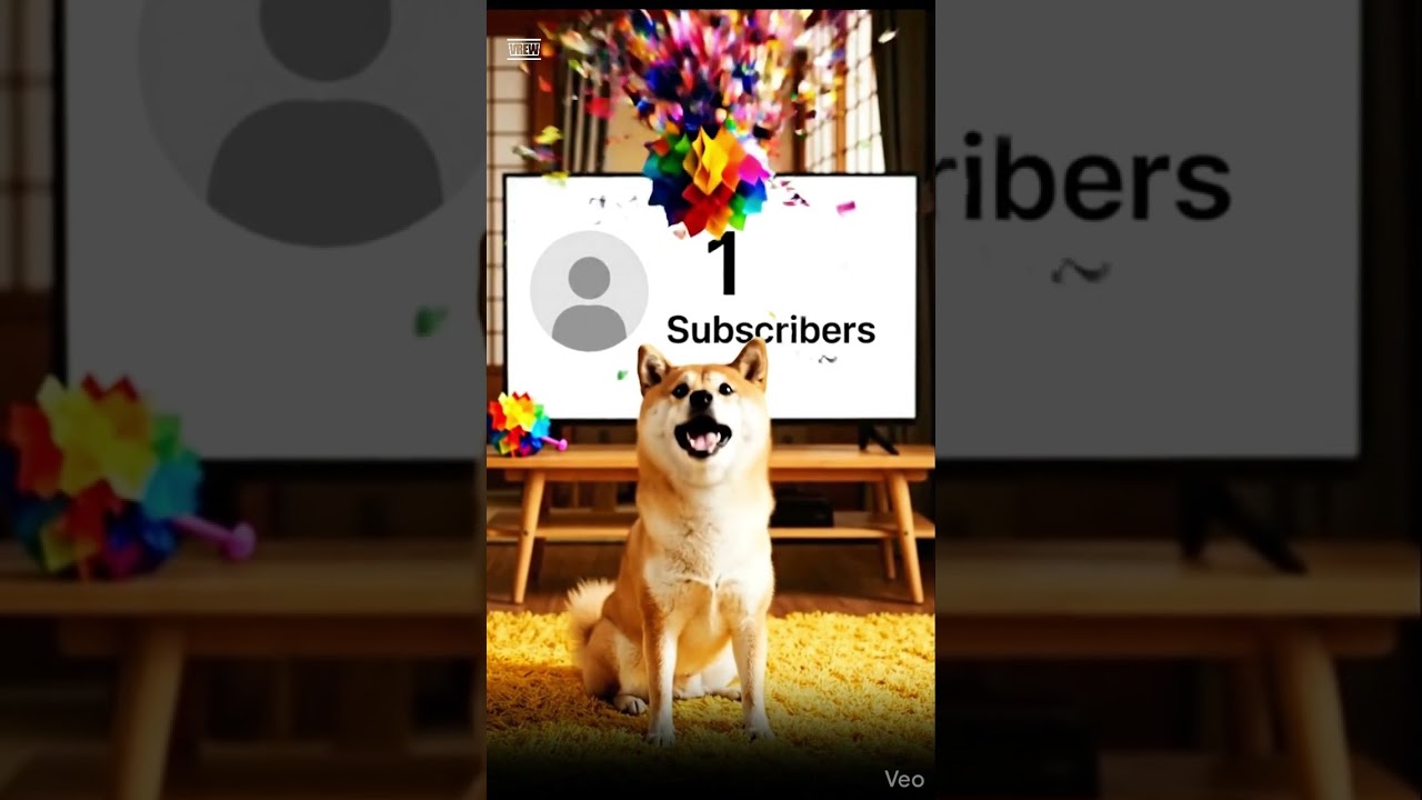 1人目の登録者が来たと思ったら... 🐶#shorts #youtubeshorts #登録者 #登録者カウント #subscribe #subscribercount #犬 #dog