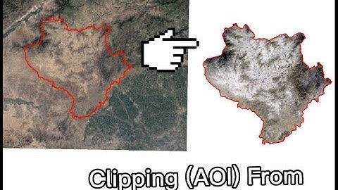 Clip (AOI) From Raster & Satellite Imagery By shapefile in ArcGIS
