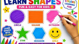 Colorful Learning Adventure for Kids | ABC, Numbers, Colors & Shapes | Fun Educational Learning ||