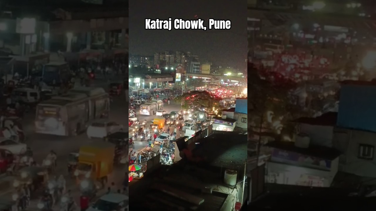 Katraj Traffic Top view, Pune. 5th
