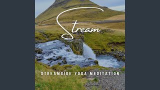 Yoga Serenity by the Flowing Stream