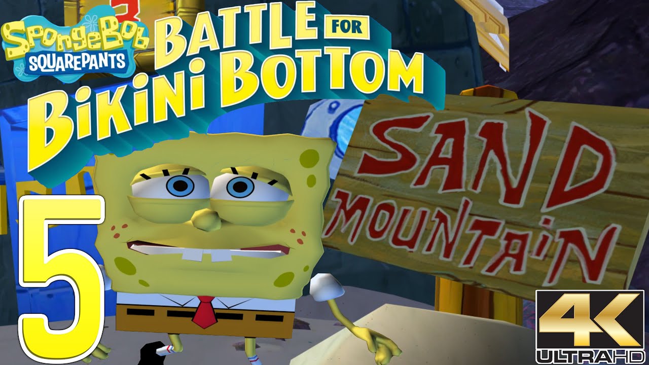 Spongebob Squarepants Battle For Bikini Bottom Hd 4k Walkthrough 5 Youtube - spongebob battle for bikini bottom roblox id