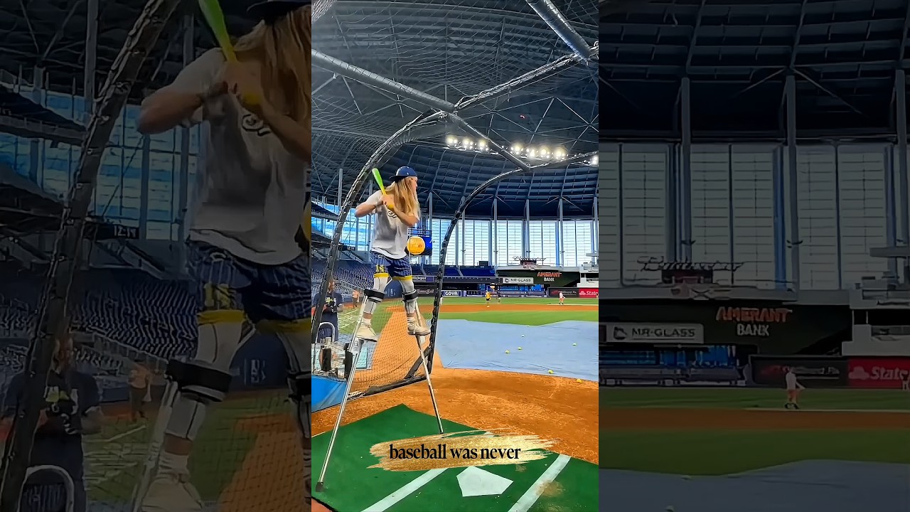 Самый уникальный бейсболист в мире 😲👌 