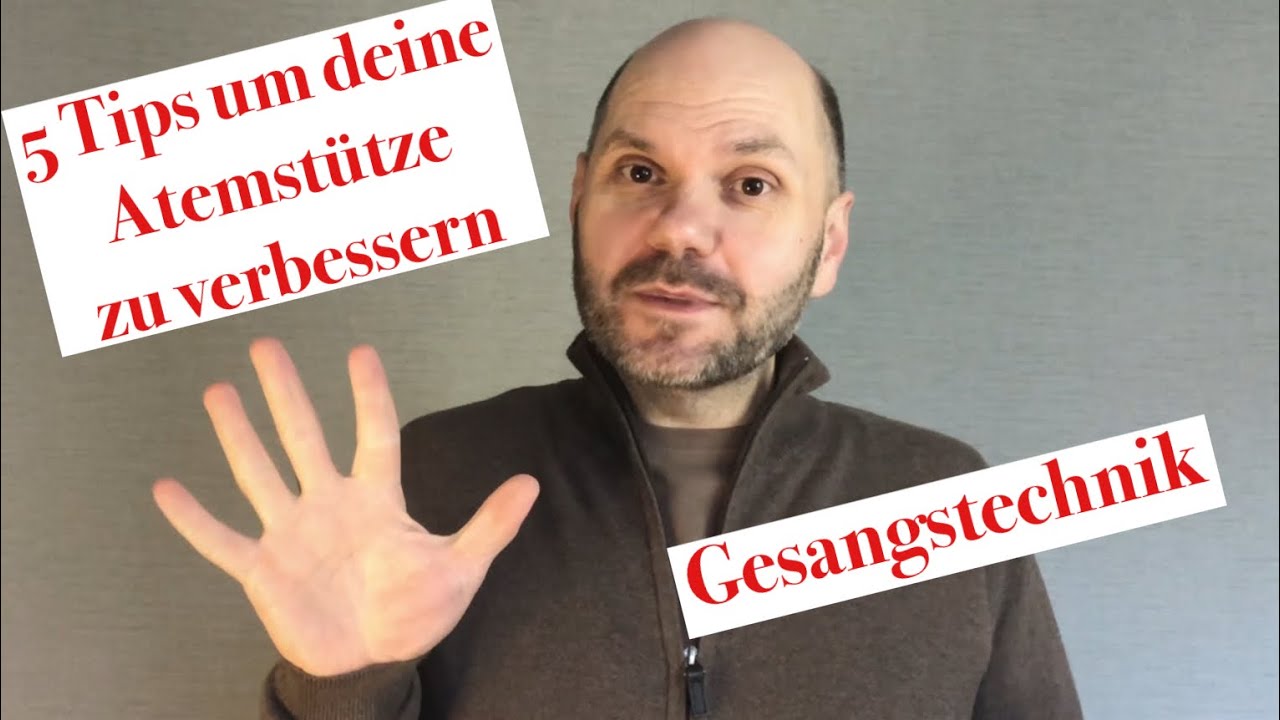 5 Tips zur Verbesserung deiner Atemstütze - mit Opernsänger und Gesangslehrer Gerald Thompson