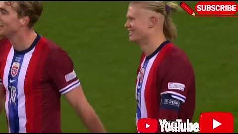 NORWAY Vs KAZAKHSTAN 5-0 | Football Match Highlights | Haaland Hatrick 🔥🔥🔥