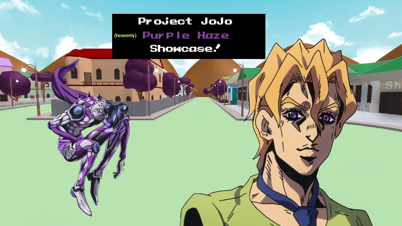 Project Jojo God Like Purple Haze Showcase - roblox project jojo how to get requiem get robux and