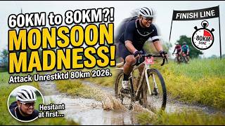 It's a MUDFEST!! | Attck Unrstrktd Monsoon 2026 80km Raw Race Vlog