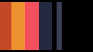 4K Multicolor Flat Lines From Left To Right