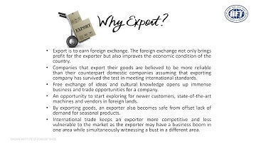 Module 1: Introduction to the Programme Overall Coverage and Assessing Export Readiness