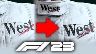 F1 23 - F1 2016 Tutorial - HOW TO MAKE REALISTIC STICHT PATCHES!
