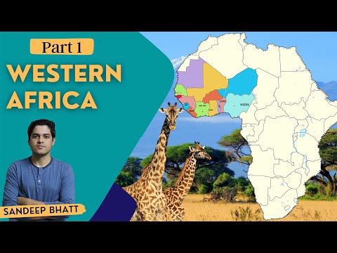 Western Africa Map | पश्चिमी अफ्रीका का मानचित्र | World Map