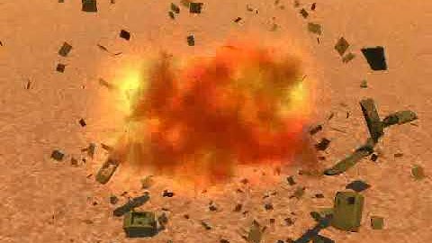 Explosion Enhanced with Particle Illusion