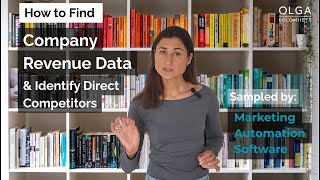 How to Find Company Revenue Data & Identify Direct Competitors — with Marketing Automation Examples