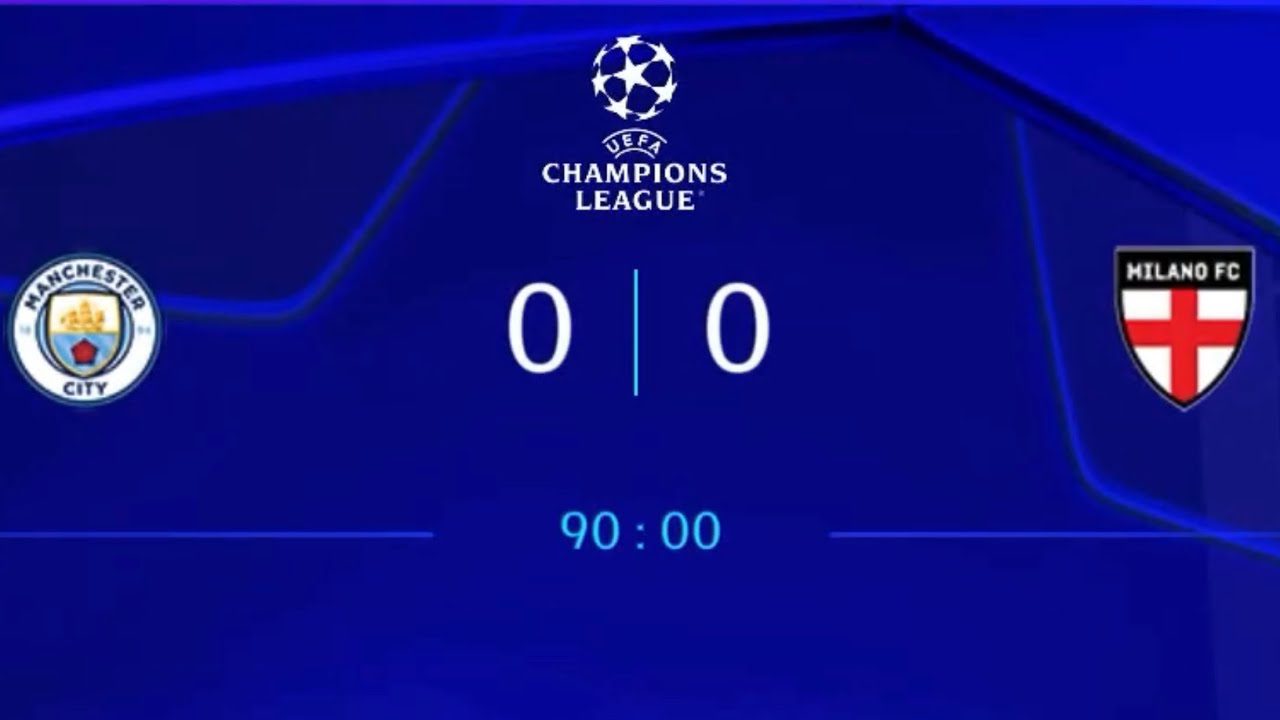 [FC MOBILE] UEFA Champion League. Round Of 16- Man City 0-0 AC Milano
