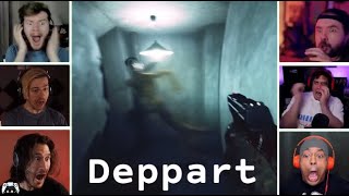 Gamers React to a Figure Running Across The Hallway (JUMPSCARE) | Deppart (Prototype) screenshot 2