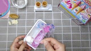 【開箱食玩】知育果子食玩 歡樂甜點小達人 手作 DIY 冰淇淋 Kracie 知育菓子 ice cream   DIY Popin Cookin