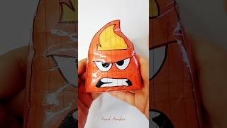 how to make a paper squishy angry inside out 2 #papersquishy #paperdiy #disgust #insideout2