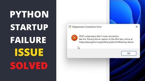 Python IDLE Startup Failure Problem Solved in Windows 11 | Pahadi Coder