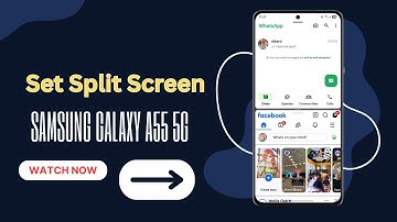 How To Set Split Screen on Samsung Galaxy A55 5G – Step by Step Guide 2025!