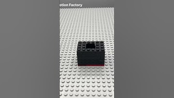 LEGO button without spring😲 #lego #stopmotion