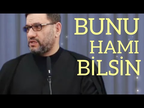 Hacı Şahin Hamı bunu bilsin - qəfil gəlir, xəbərsiz gəlir, keçəridir