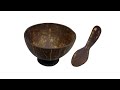 Handmade bowl with spoon || Coconut Shell Craft ||Bowl And Spoon || Best Out Of Waste