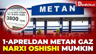 1-Apreldan Metan Gaz Narxi Oshishi Mumkin