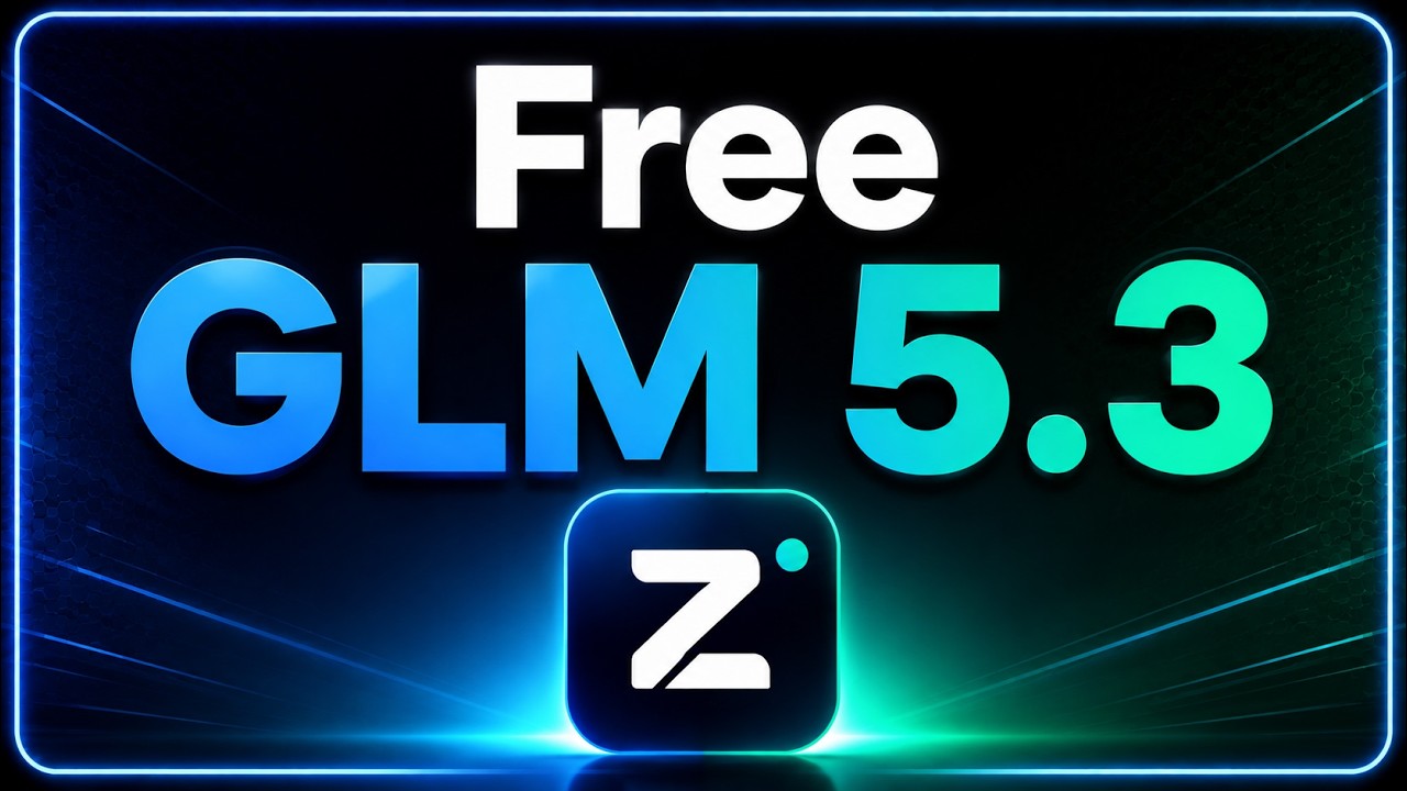 ⁣Use GLM 5.3 for FREE for Coding! (Full Setup)