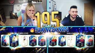 HIS HIGHEST RATED FUT DRAFT EVER!! 195 DRAFT SHOWDOWN!! FIFA 20