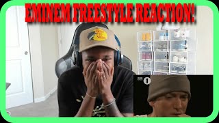 Eminem FREESTYLE REACTION!