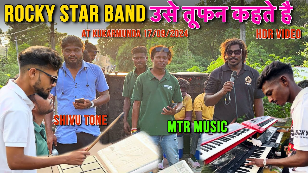 ROCKY STAR BAND - उसे तूफान कहते है - कुछ अलग अंदाज में आज बजा दिया MTR & SHIVU BHAI🔥😍👌