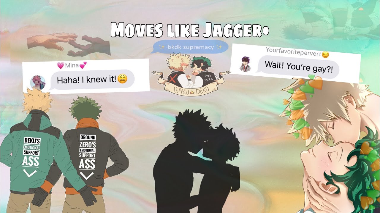 Bakudeku comes out?? ||Lyric prank?|| Moves Like Jagger |Bnha/ Mha•