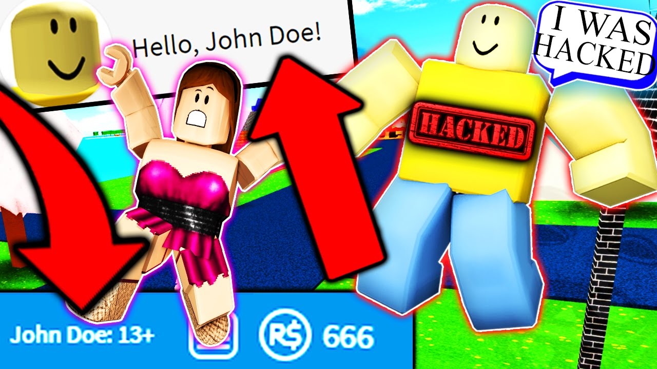 Playing As John Doe S Roblox Account I Hacked John Doe Youtube