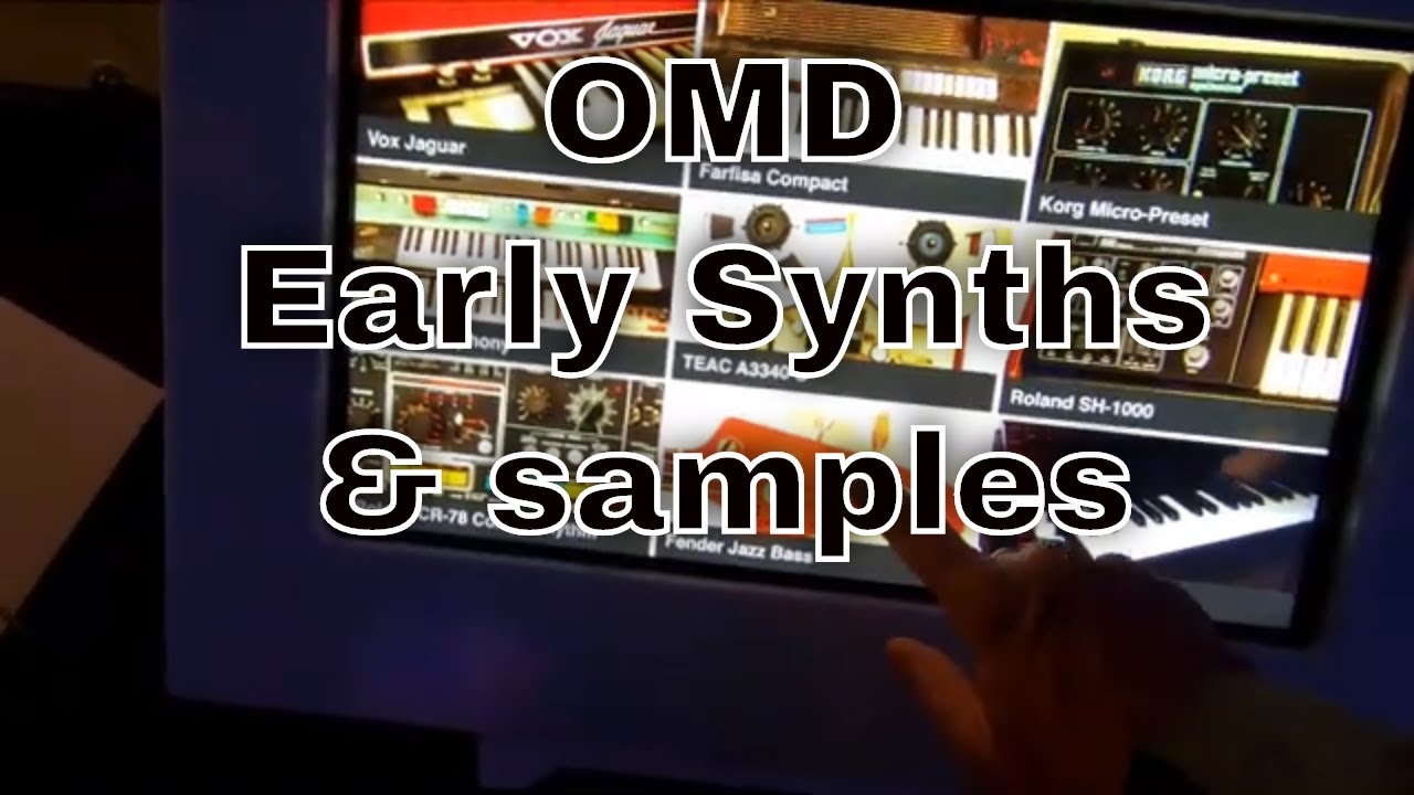 OMD Early Synthesizers / Synthesizers and samples YouTube