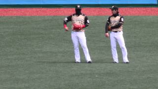20140419仙台に謎のマスクマン現る＠仙台コボスタ