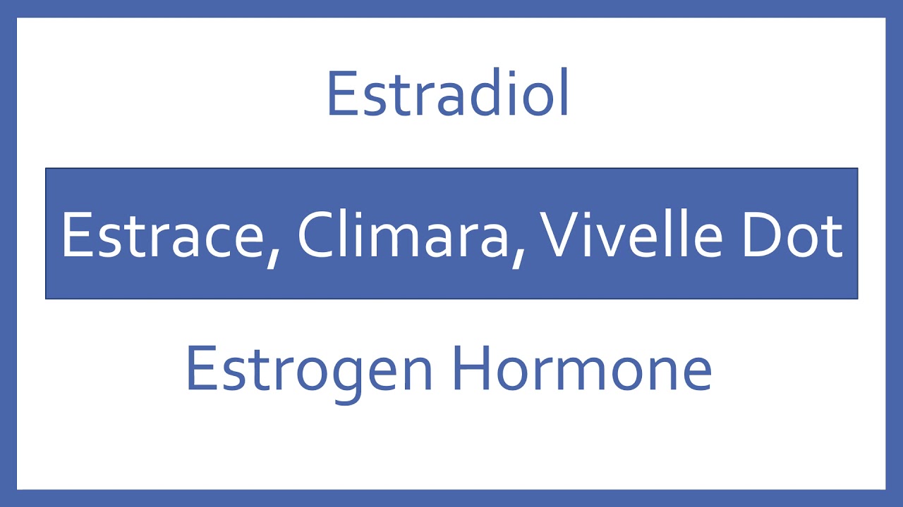Estradiol Pronunciation Generic Name, Brand Name, Indication (Top 200