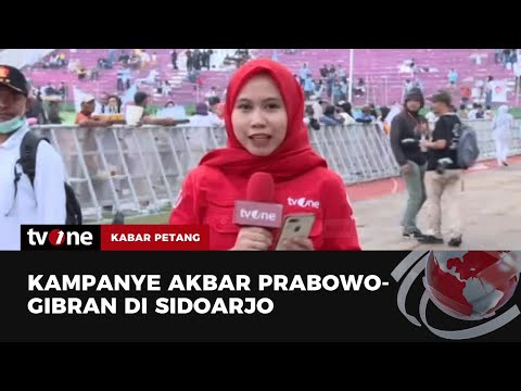 Kegiatan Kampanye Prabowo-Gibran di Sidoarjo | Kabar Petang tvOne