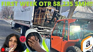 FIRED OUR DISPATCHER ! FIRST WEEK OTR $8,235| DISPATCHER WAS A DISASTER!!| YOUNGEST BOX TRUCK COUPLE