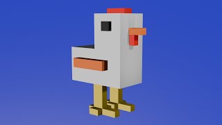how to model lowpoly chicken in blender for beginners