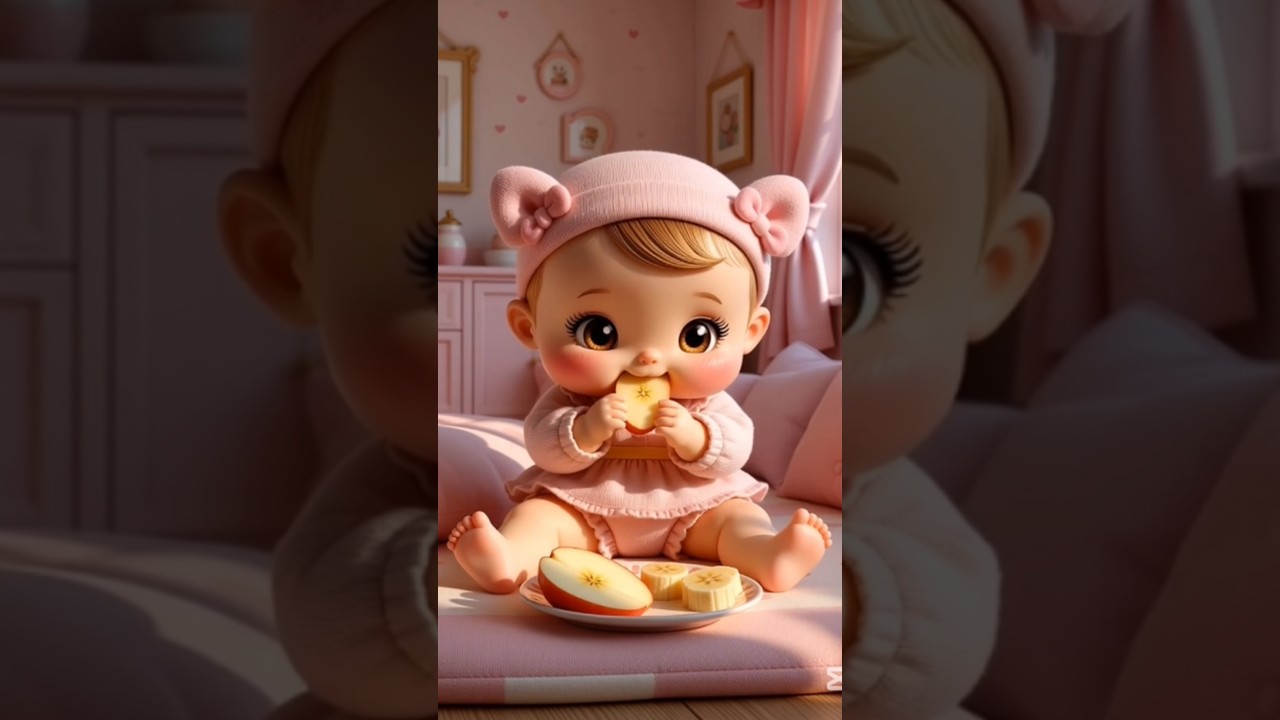 Baby Doll Eating Time 🍽️💖