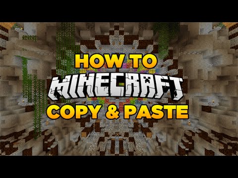 How To Copy & Paste On Minecraft! - Simple GUIDE - YouTube