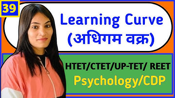 Learning Curve(अधिगम वक्र) || HTET/CTET/REET-2023(psychology/CDP) #psychology #cdp #htet2023