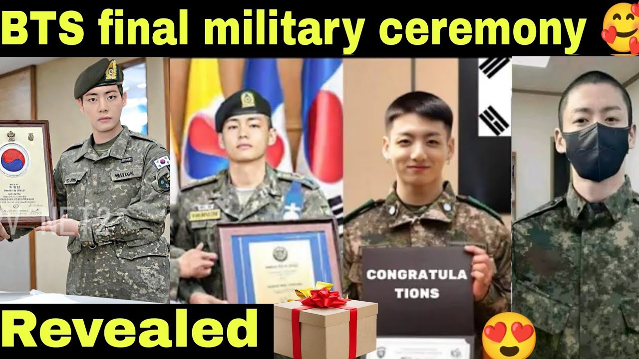 Finally Good News From Military😍 BTS Final Military Ceremony ☑ BTS ...