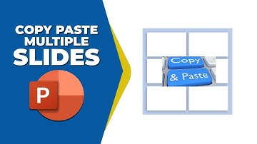 How to copy paste multiple slides in PowerPoint