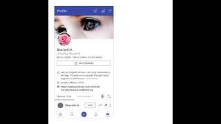 How to edit profile in your quote app? | Shorts | Best Writing app | @RathiyaInnovation screenshot 4