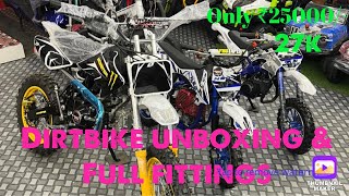 Dirt bike unboxing & full fitting / mini bike #minibike #dirtbike