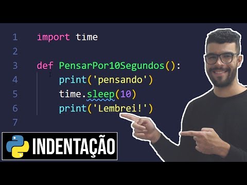 Vídeo: O que é um bloco recuado em python?