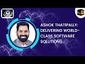 Ashok thatipally delivering worldclass software solutions  wissen infotech  mystartuptv