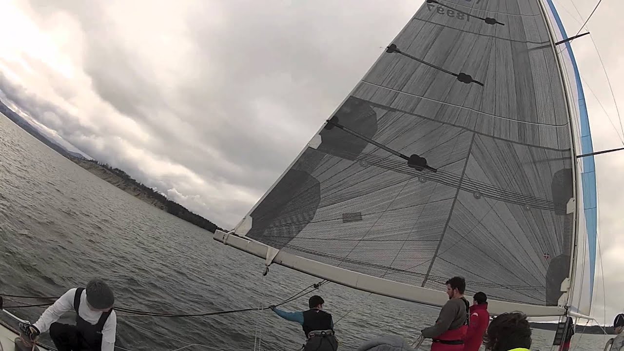 Spinnaker Peels And Tea Bagging The Bowman Santa Cruz 70 YouTube